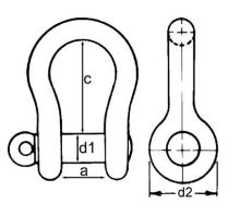 H-sjakkel dimensjoner